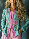 Eloise | Women's Retro Embroidered Floral Shirt