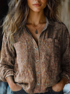 Frida™ | Vintage Floral-Print Blouse