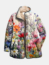 Roswyn™ | Charming Vintage Floral Print Quilted Jacket