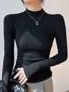 Vivienne | Sleek Mock Neck Top