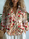 Karin™ | Vintage Floral-Print Blouse