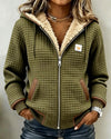 Kennedy | Sherpa-Lined Quilted Zip-Up Hooded Jacket