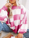 Wynne | Checkerboard Oversized Sweater