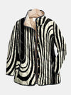 Kambria™ | Casual Quilted Jacket with Abstract Geometric Design