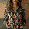 Sofia™ | Vintage Floral-Print Blouse
